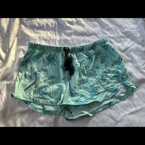 Sea turtle sleeper shorts